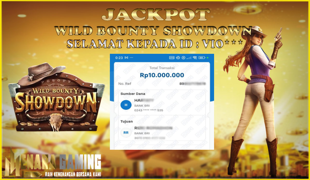 MENARAGAMING JACKPOT PG SOFT WILD BOUNTY SHOWNDOWN Rp. 10.000.000,- LUNAS